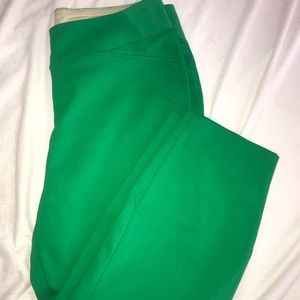 Green dress pants